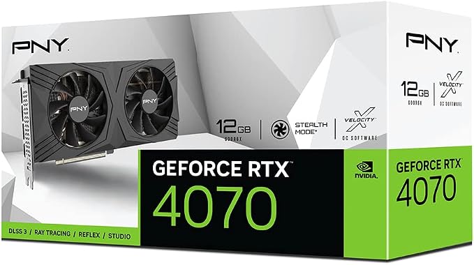 PNY RTX 4070 Verto Dual Fan 12GB