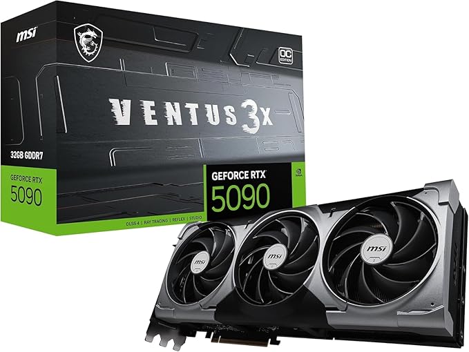 MSI NVIDIA GeForce RTX 5090 32G Ventus 3X OC Gaming Graphics Card